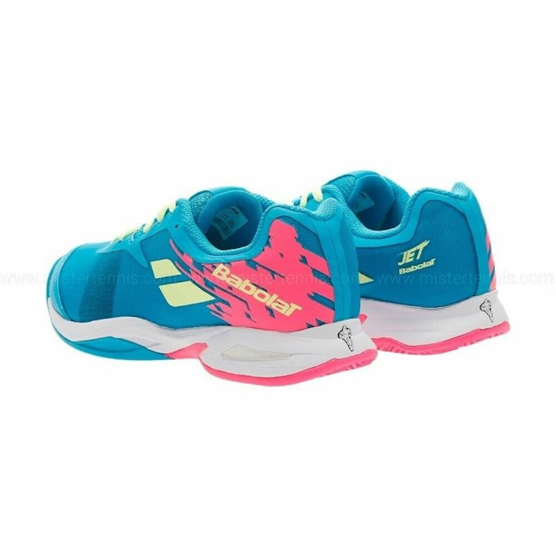 Padel-Sportschuhe für Kinder Babolat Jet Clay Himmelsblau Unisex