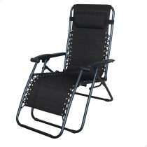 Sun-lounger Aktive Black 52 x 102 x 68 cm