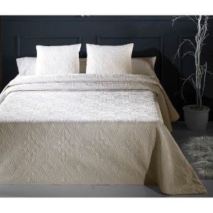 Bedspread (quilt) Hosteline TAMBRECONFO Beige Single (1 Piece)