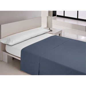 Top sheet Happy Home MIX COLORS Navy Blue 290 x 270 cm