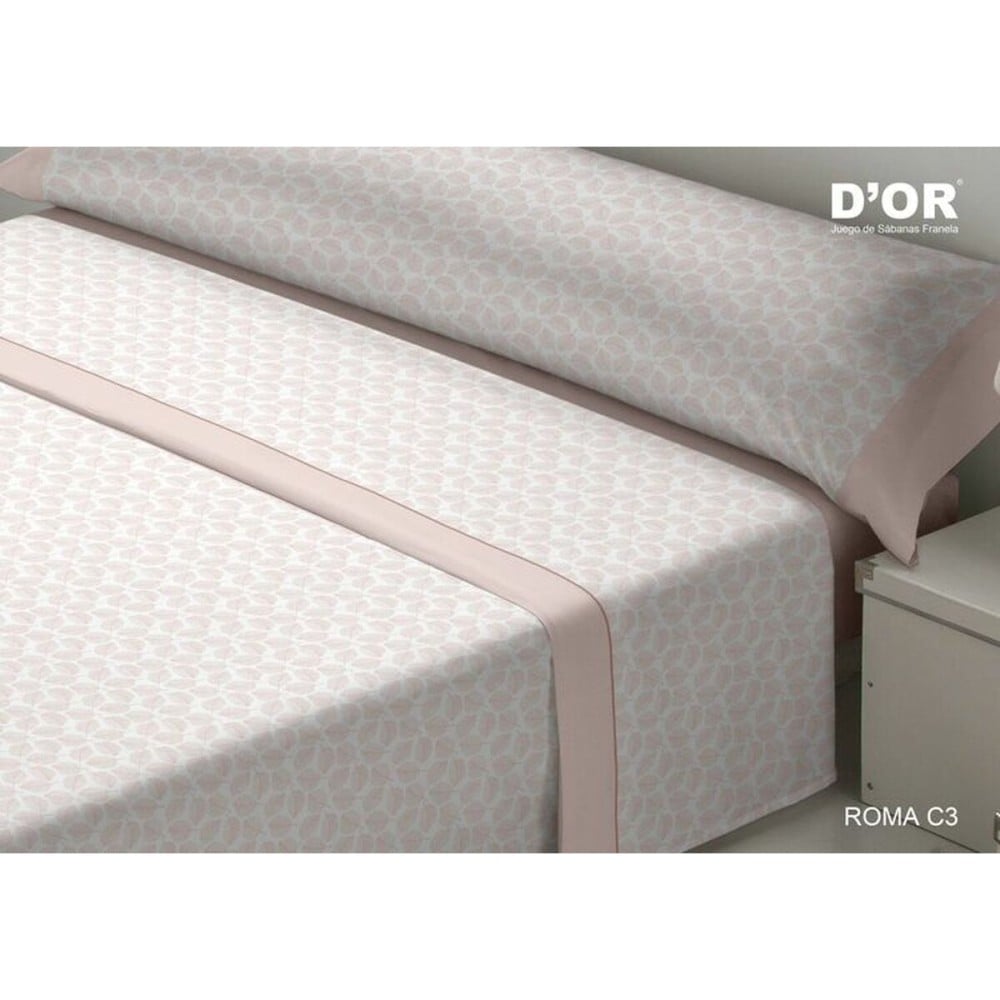 Bettwäsche-Set D'Or ROMA Rosa King size Franela