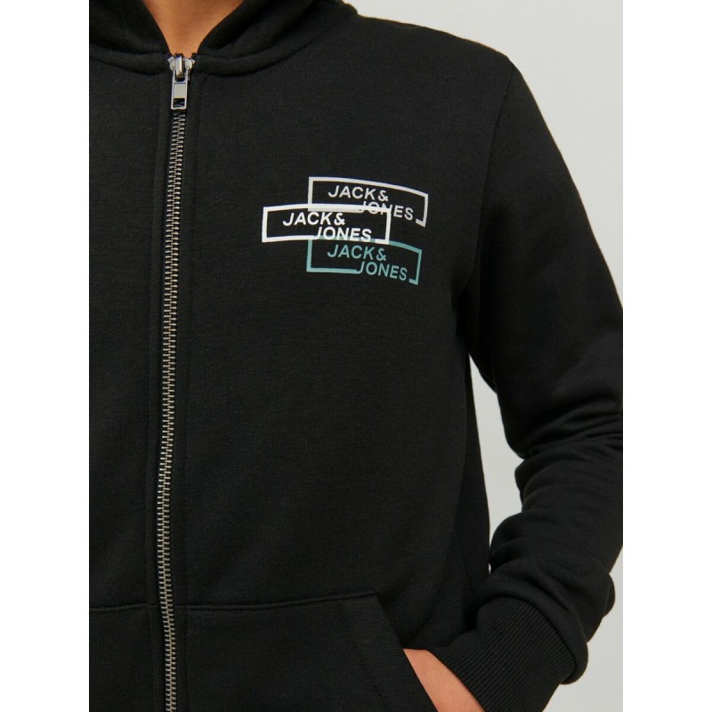 Children’s Hoodie Jack & Jones JCOSPACE LOGO SWEAT 12221210 Black