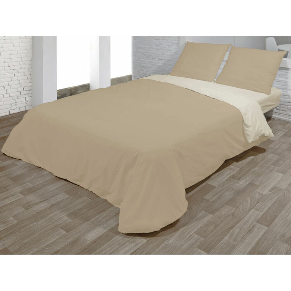 Duvet cover set Hosteline VEGAS Beige Double 3 Pieces