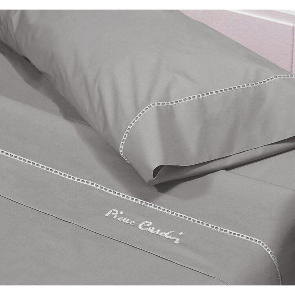 Jeu de draps Pierre Cardin ARCADIA Gran lit 2 persones Gris