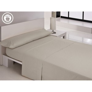 Jeu de draps Hosteline IRIS PREMIUM Gris perlé Lit king size