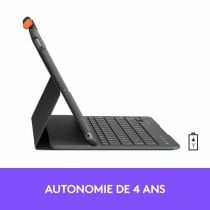 Housse pour Tablette Logitech Slim Folio Graphite AZERTY