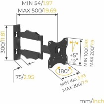 Support de TV Nanook Full Motion Tilt 43" 19"