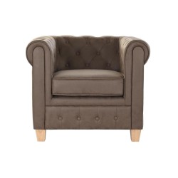 Armchair DKD Home Decor 80 x 80 x 70 cm Wood Cream