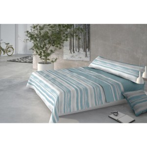 Jeu de draps Pierre Cardin CORALINA MEDITERRANEO Bleu Lit ½ persones