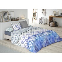 Parure de couette Pierre Cardin VAIL Bleu Lit 1 persone 3 Pièces