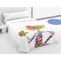 Duvet cover set Hosteline POP Pp Multicolour Single 2 Pieces