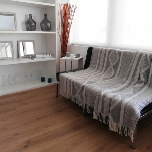 Bettdecken Hosteline AZALEA Grau 130 x 170 cm