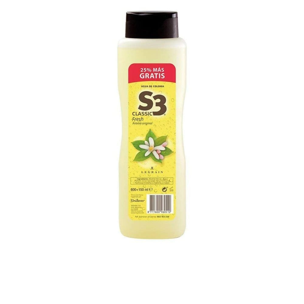 Eau de Cologne S3 Classic Fresh EDC 750 ml