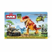 Building Game + Figures Zuru Max Dino 33 x 48,3 x 7,6 cm 592 Pieces