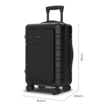 Cabin suitcase Numada 1200608 Black 38 L 55 x 35,5 x 23,5 cm