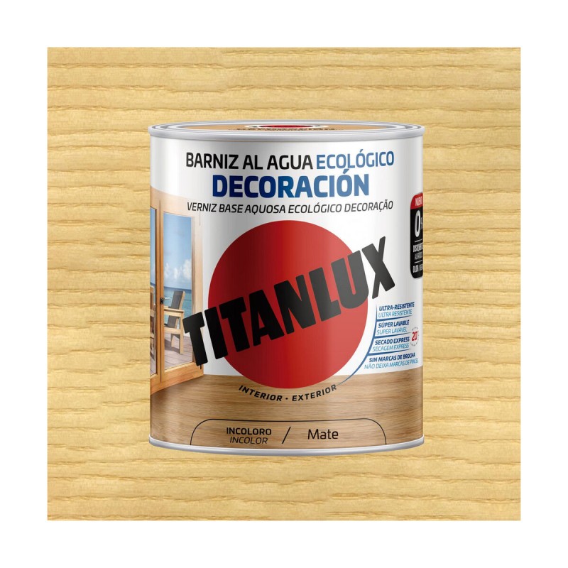 Vernis Titanlux m22100034 750 ml Incolore Mat