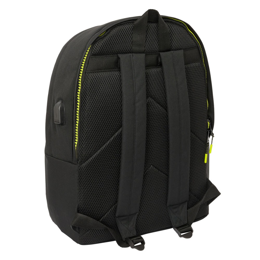 Schulrucksack Munich +usb munich Schwarz 31 x 44 x 18 cm