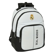 Cartable Real Madrid C.F. 24/25 Blanc Gris 32 x 42 x 15 cm