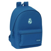 Laptop Backpack Real Madrid C.F. Blue 31 x 44 x 18 cm