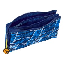 Dreifaches Mehrzweck-Etui Hot Wheels Sonny Marineblau 22 x 12 x 3 cm