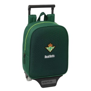 Schulrucksack mit Rädern Real Betis Balompié grün 22 x 27 x 10 cm