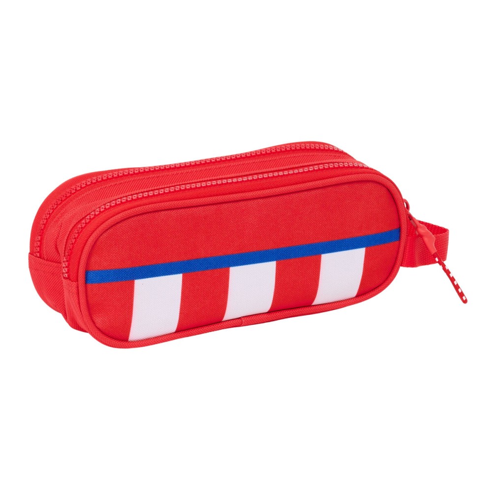 Trousse Fourre-Tout Double Atlético Madrid Rouge 21 x 8 x 6 cm