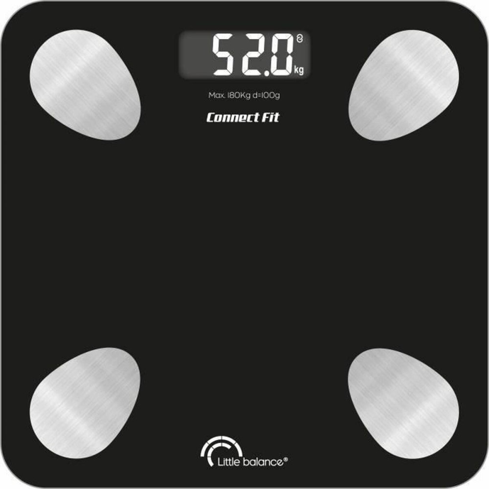 Digital Bathroom Scales Little Balance 8685 Black 180 kg