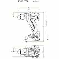 Drill and accessories set Metabo 685208650 18 V