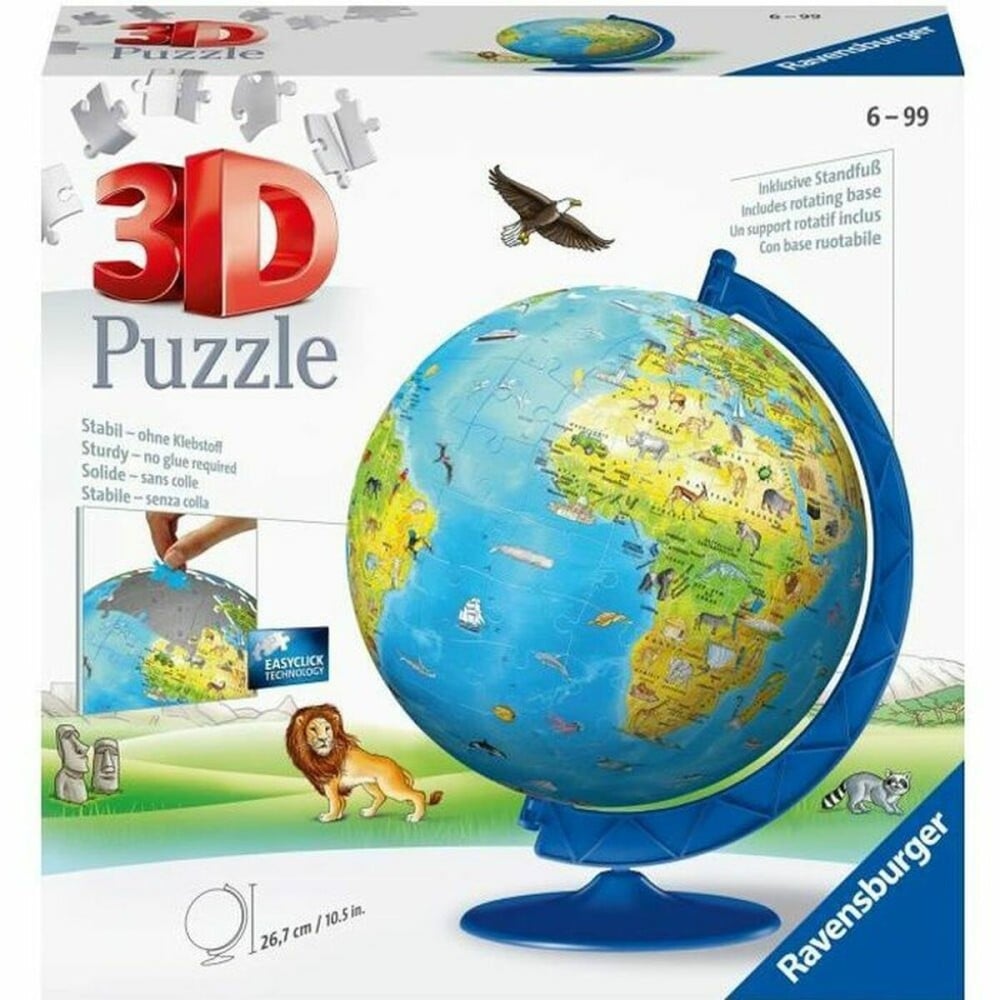 Puzzle Ravensburger 3D World Map 180 Pièces