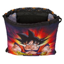 Rucksacktasche mit Bändern Dragon Ball Schwarz 35 x 40 x 1 cm