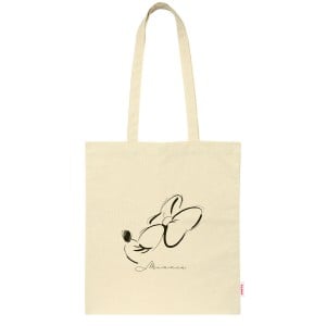 Fabric bag Minnie Mouse Natural Beige