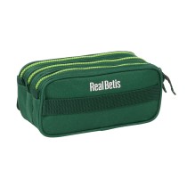 Trousse Fourre-Tout Triple Real Betis Balompié Vert 21,5 x 10 x 8 cm