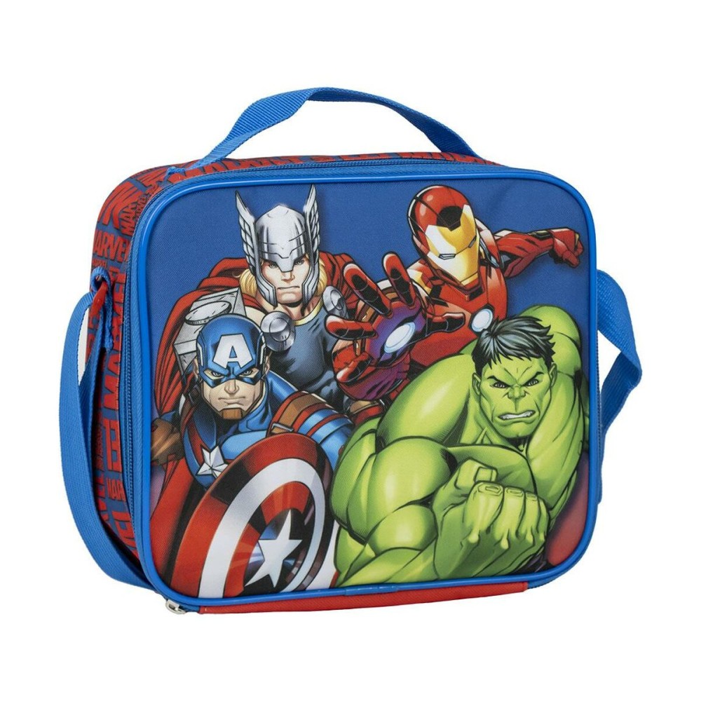 Thermal Breakfast Holder The Avengers Blue 8 x 21 x 22 cm