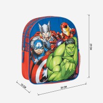 Schulrucksack The Avengers Blau 25 x 20 x 30 cm