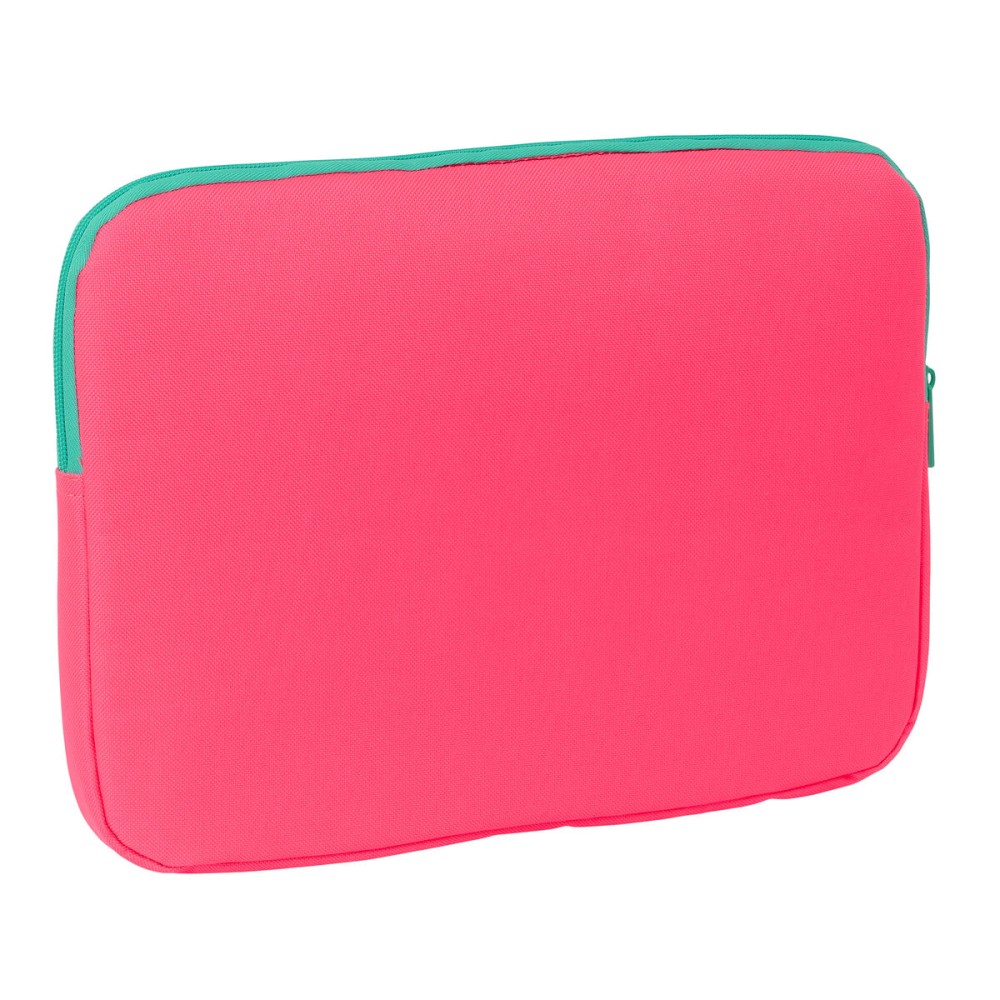 Housse d'ordinateur portable Nait Nait Rosa fluor Rose 34 x 25 x 2 cm