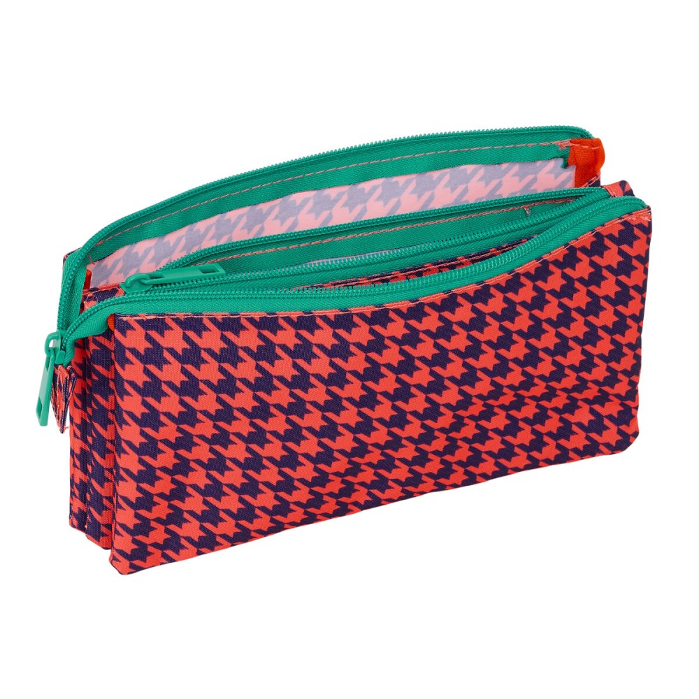 Allzwecktasche Nait Nait Pata de gallo coral Koralle 22 x 12 x 3 cm