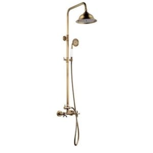 Colonne de douche Rousseau Bronze Acier inoxydable