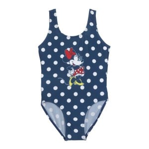 Maillot de Bain Fille Minnie Mouse Bleu foncé