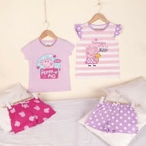 Pyjama D'Été Peppa Pig Rose Violet