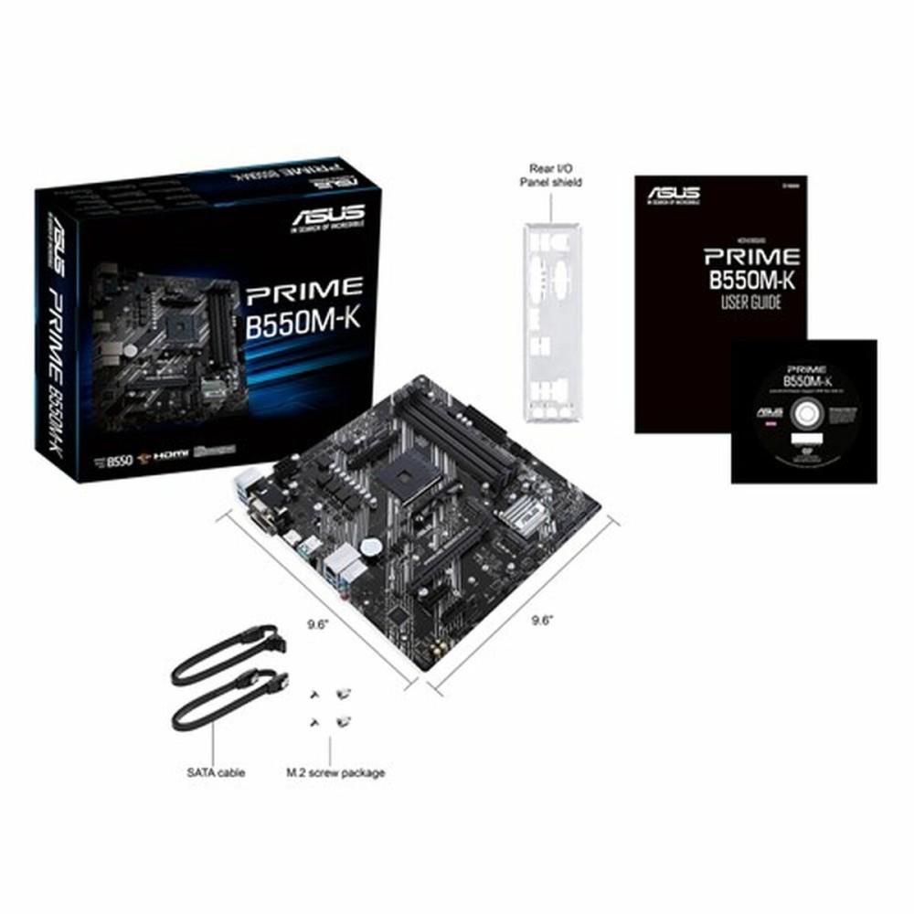 Motherboard Asus PRIME B550M-K AMD B550 AMD AM4