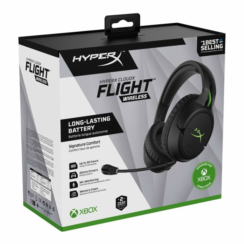 Gaming Headset with Microphone HyperX 4P5J6AA Black/Green