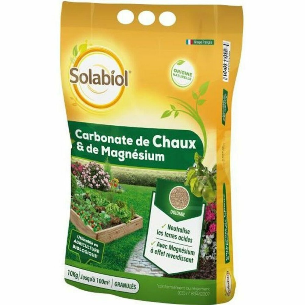 Engrais pour les plantes Solabiol Sochaux10 Magnésium Carbonate de calcium 10 kg