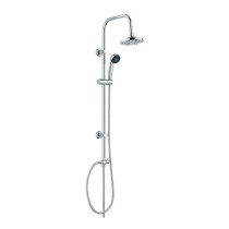 Colonne de douche Rousseau Sonora 3 Gris Acier inoxydable ABS Ø 15 cm