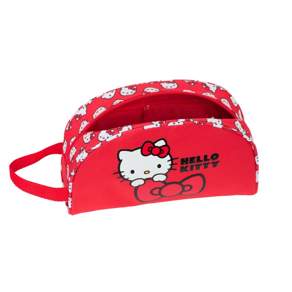 Reise-Toilettentasche Hello Kitty Iconic Weiß Rot 26 x 16 x 9 cm