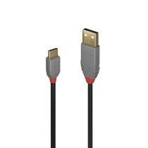 Kabel USB C LINDY 36886 Schwarz 1 m