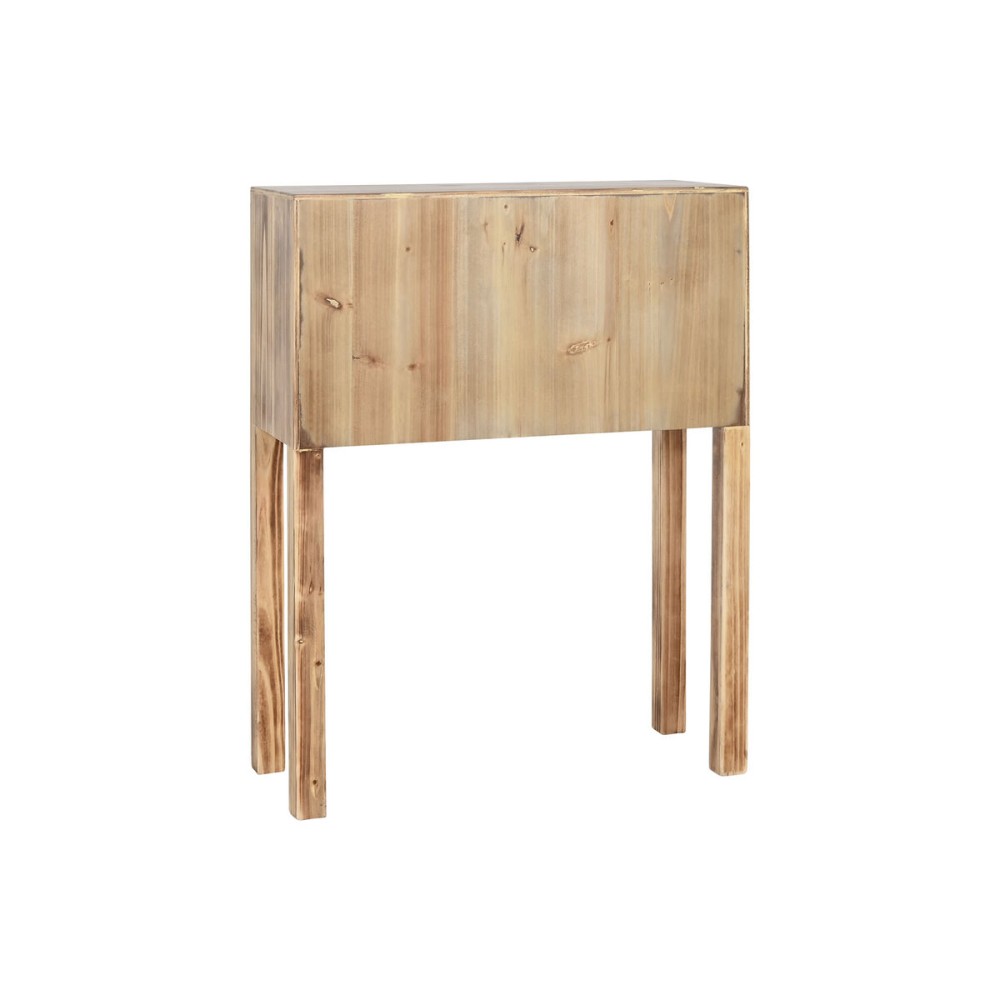 Console Home ESPRIT Black Fir MDF Wood 64 x 26 x 83 cm