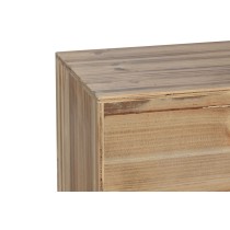 TV furniture Home ESPRIT Black Natural Fir MDF Wood 130 x 24 x 51 cm