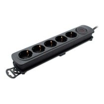 Power Socket - 5 Sockets with Switch TM Electron 250 V