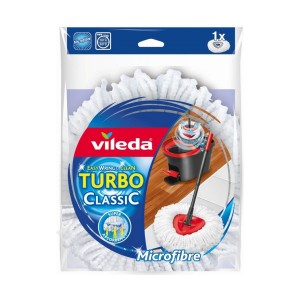 Mop Replacement To Scrub Vileda TURBO ClassiC Microfibres