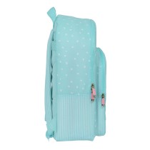 Schulrucksack Moos Butterflies Blau 30 x 46 x 14 cm